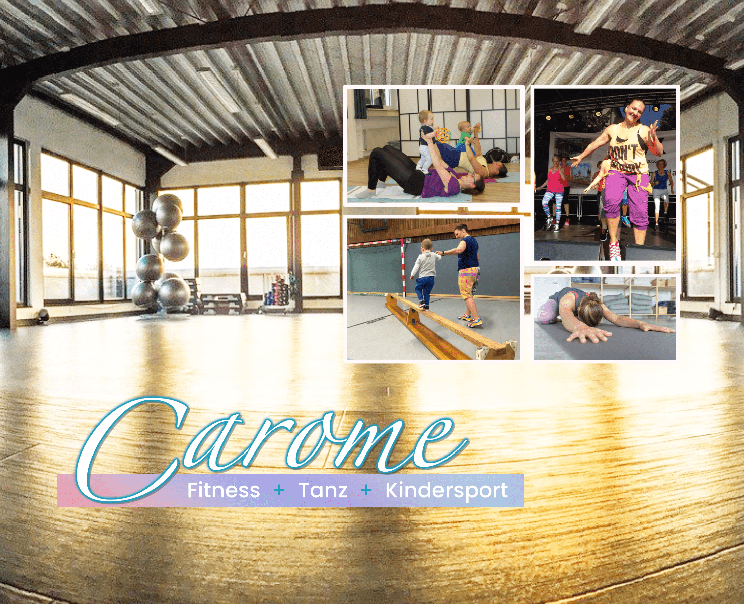 Carome -- Fitness-Tanz-Kindersport_Header Startseite_Mobil